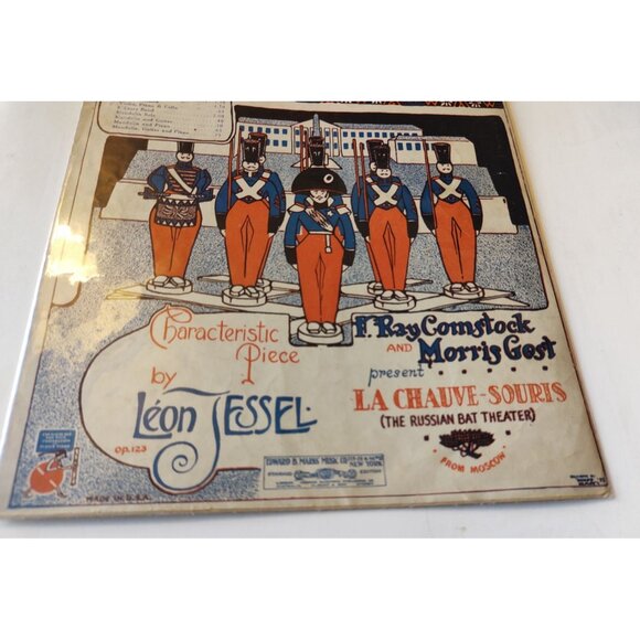 Parade of the Wooden Soldiers Leon Jessel La Chauve Souris Vintage Sheet - Picture 2 of 3